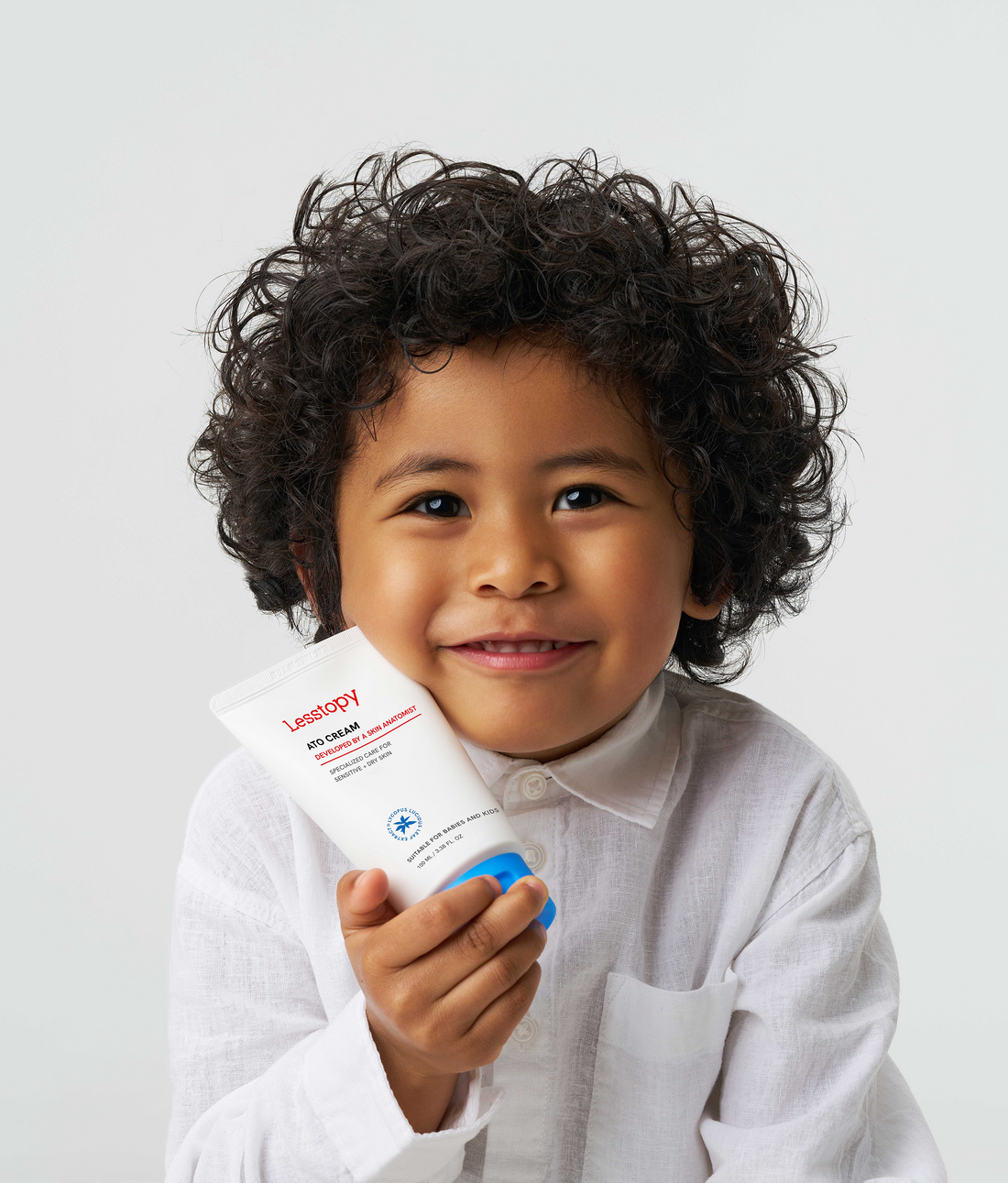 Lesstopy ATO Cream, a gentle moisturizer for sensitive and eczema-prone skin
